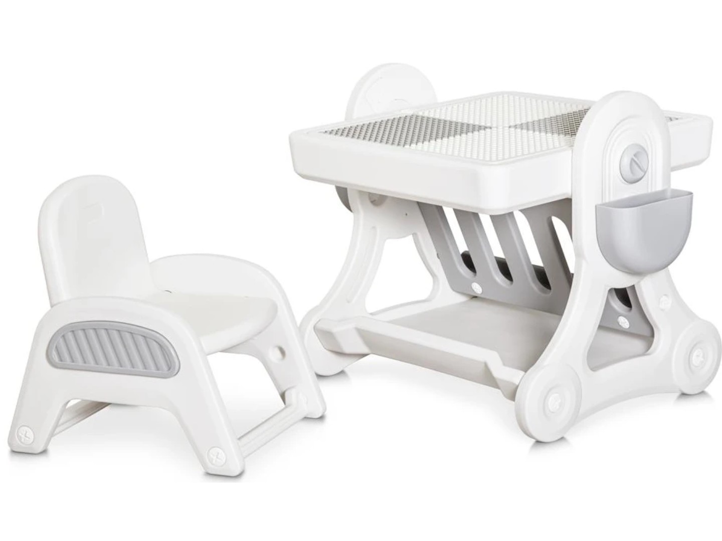 Комплект меблів дитячий Mealux Robin (KD-F051 White / Grey)
